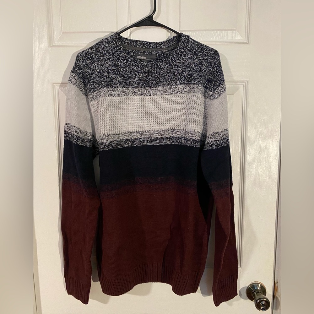 New With Tags Commerce Sweater Large - Picture 2 of 2